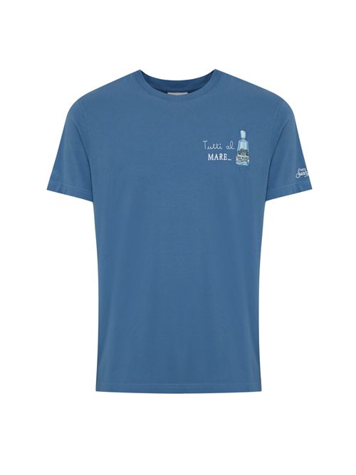 T-shirt con stampa e ricamo Tutti al Mare Mc2 Saint Barth | TSHIRT MAN05441H GIN TUTTI 33 EMB
